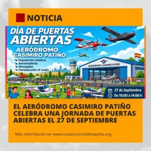El Aeródromo Casimiro Patiño abre sus puertas!