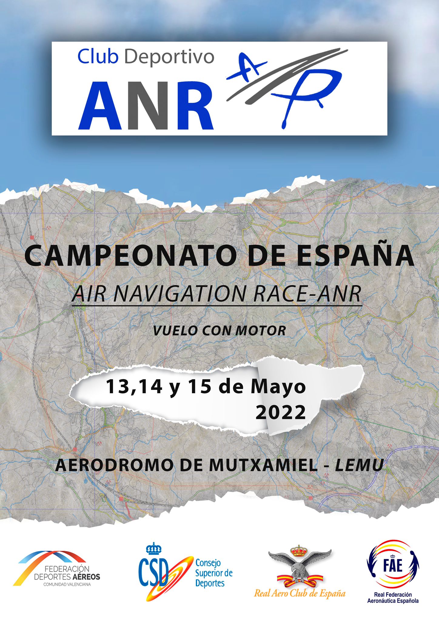 Campeonato de España de Air Navigation Race-ANR de Vuelo con Motor