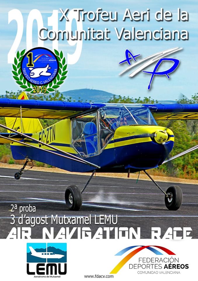 Aeródromo Mutxamel LEMU Prueba TACV 2019 ANR-Air Navigation Race